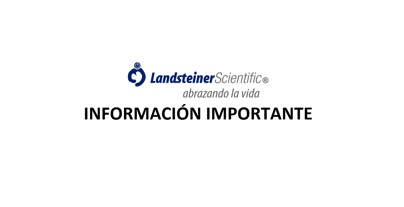 Información importante - Landsteiner